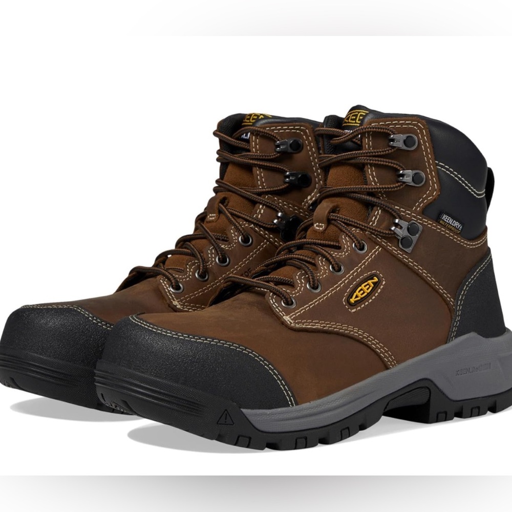 KEEN Utility Evanston 6" Composite Toe Waterproof Construction Work Boot -Sz 8.5